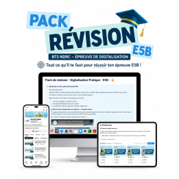 Pack Révision E5 BTS NDRC : 20 sujets et vidéos | MonBTSNDRC